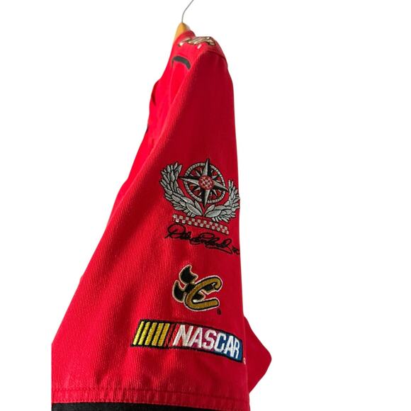 Chase Authentics Dale Earnhardt Jr Shirt Mens Medium NASCAR Bud Drivers Line VTG - Picture 8 of 11